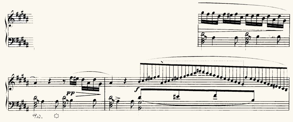 Excerpt from Chopin Nocturne with fast scale