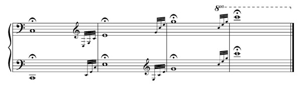 Arpeggios in Grace Notes (Exercise for Speed)